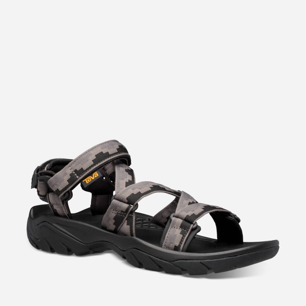 Men's Teva Terra Fi 5 Sport Sandals Dark Grey | 409173JWY