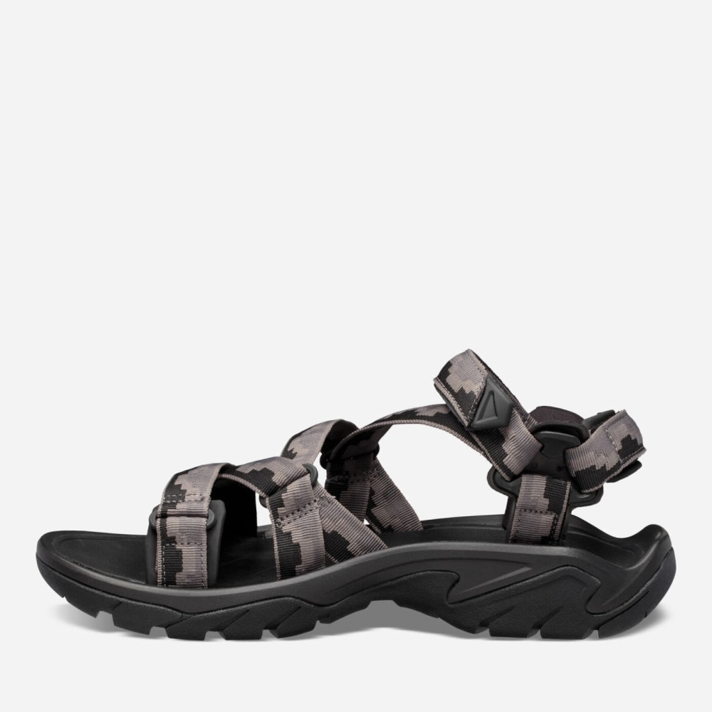Men's Teva Terra Fi 5 Sport Sandals Dark Grey | 409173JWY