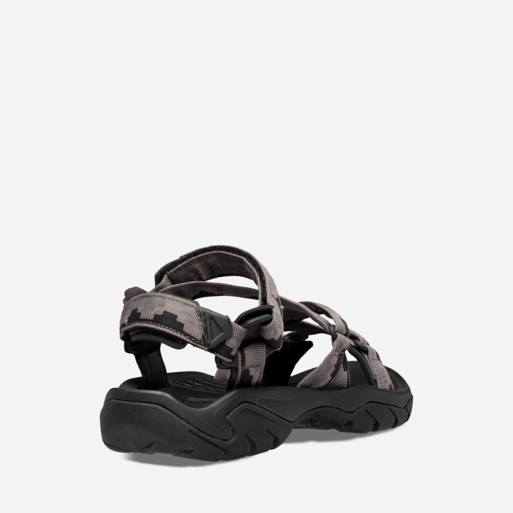 Men's Teva Terra Fi 5 Sport Sandals Dark Grey | 409173JWY