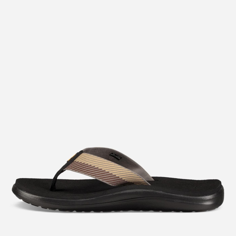 Men's Teva Voya Flip Flops Multicolor | 957346BQE