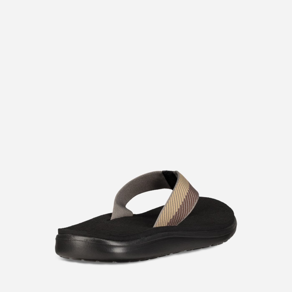 Men's Teva Voya Flip Flops Multicolor | 957346BQE