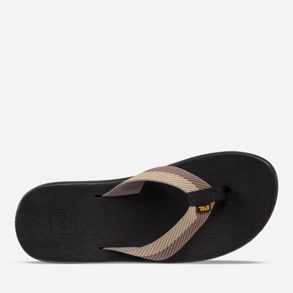 Men's Teva Voya Flip Flops Multicolor | 957346BQE