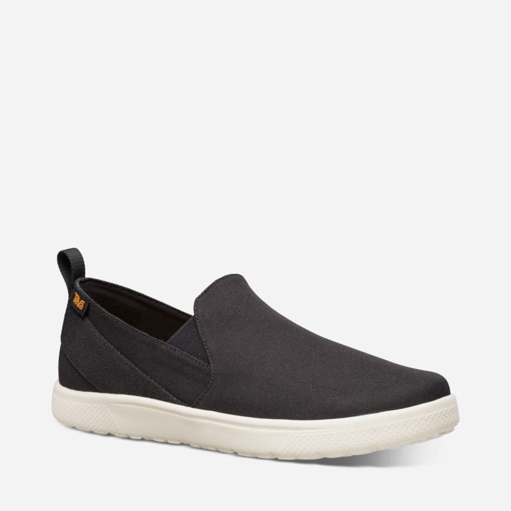 Men's Teva Voya Slip On Slip On Shoes Black | 813294LXJ