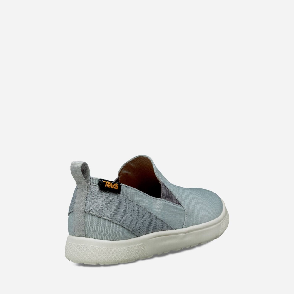 Men's Teva Voya Slip On Sneakers Grey | 731805FIH