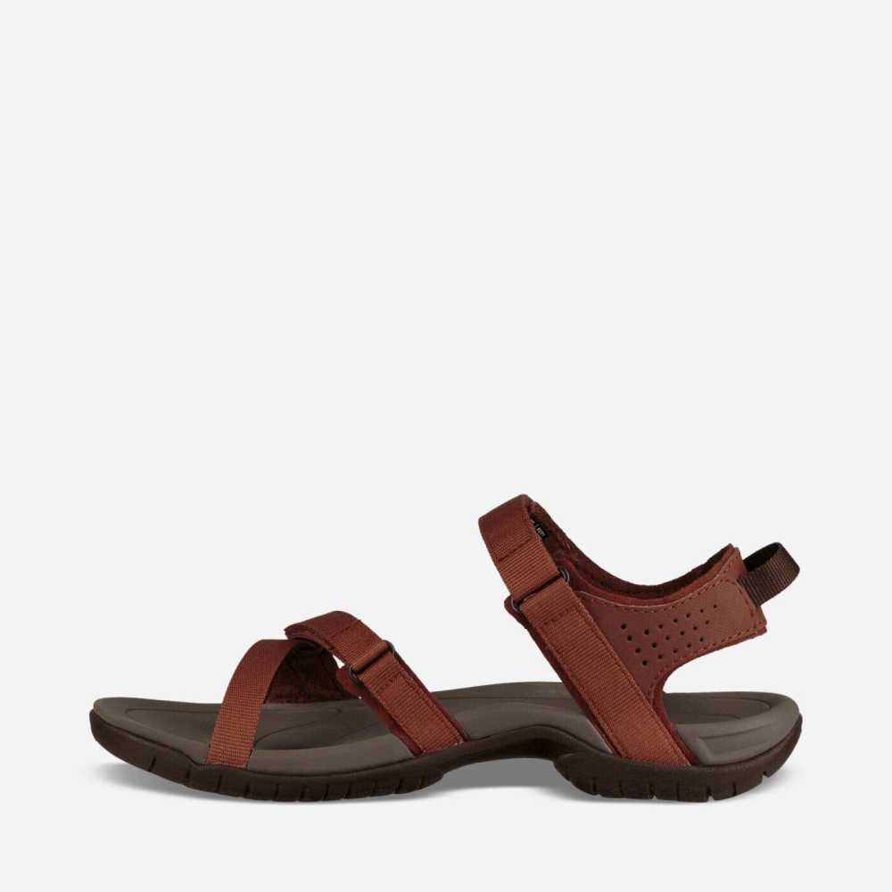 Women's Teva Verra Hiking Sandals Brown | 675324EIM