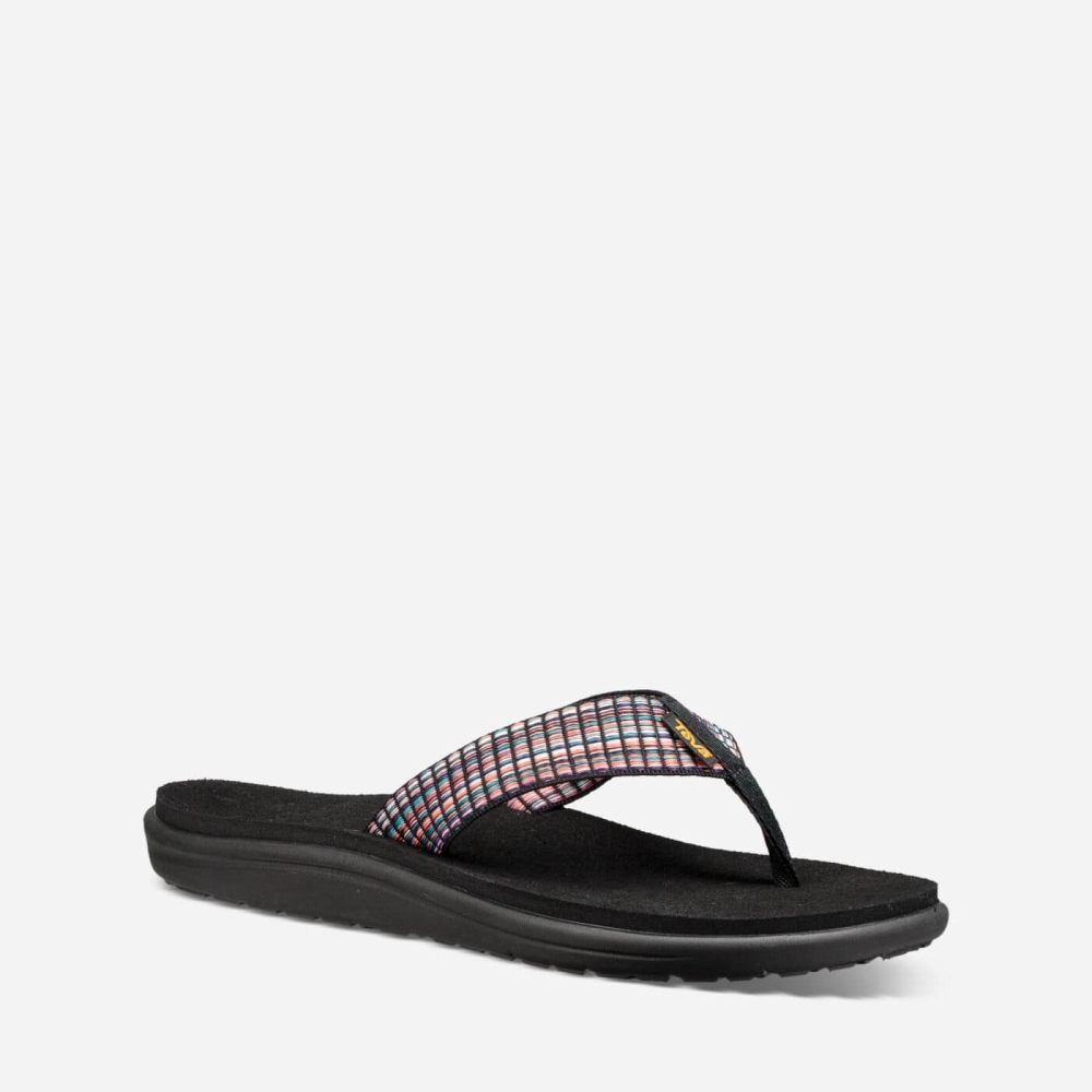 Women's Teva Voya Flip Flops Multicolor | 761504QEN
