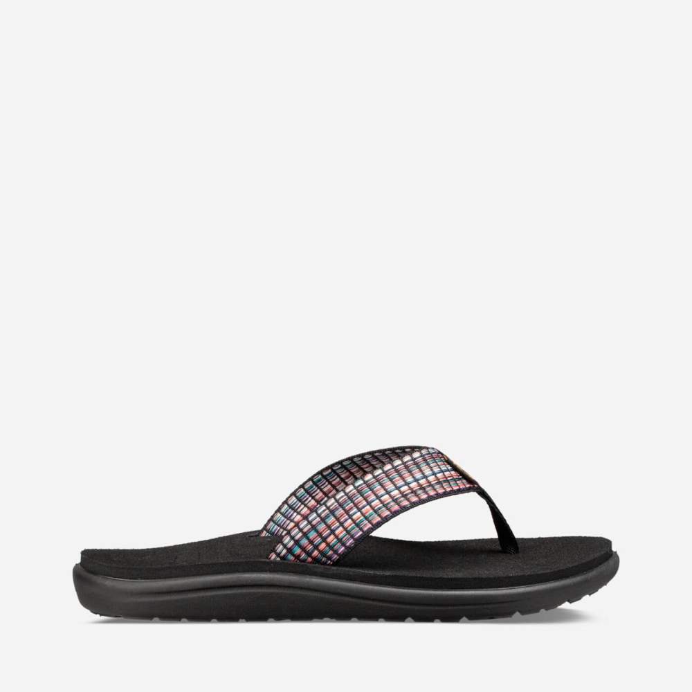 Women's Teva Voya Flip Flops Multicolor | 761504QEN